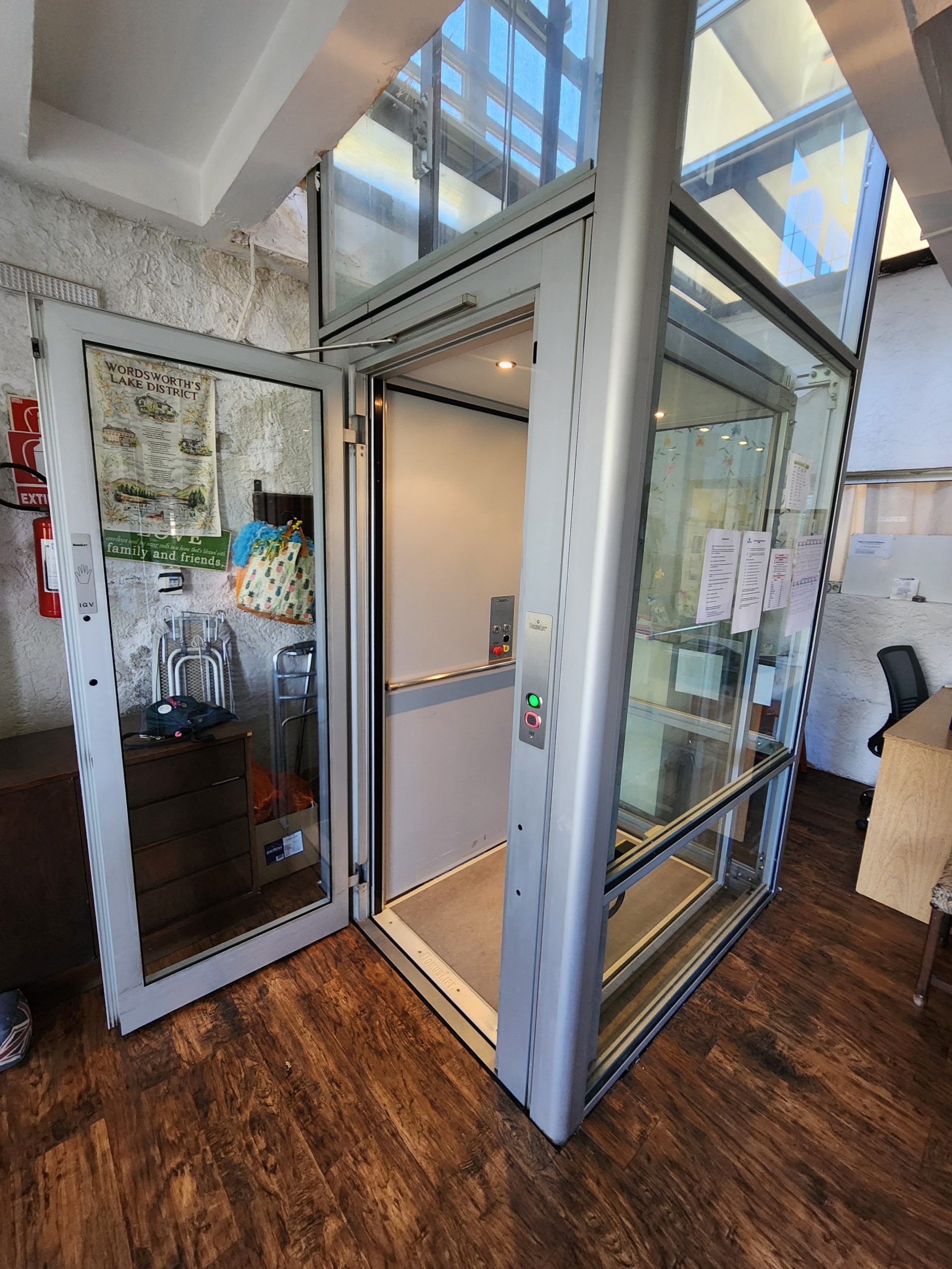 Ascensor del Residencial Ascensor de Vidiro fácil de usar