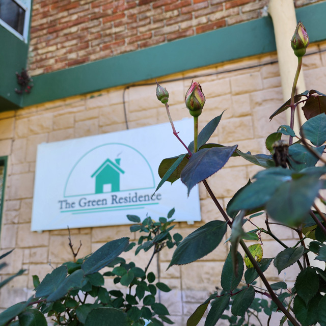 Cartel Fachada del Residencial para dultos mayores